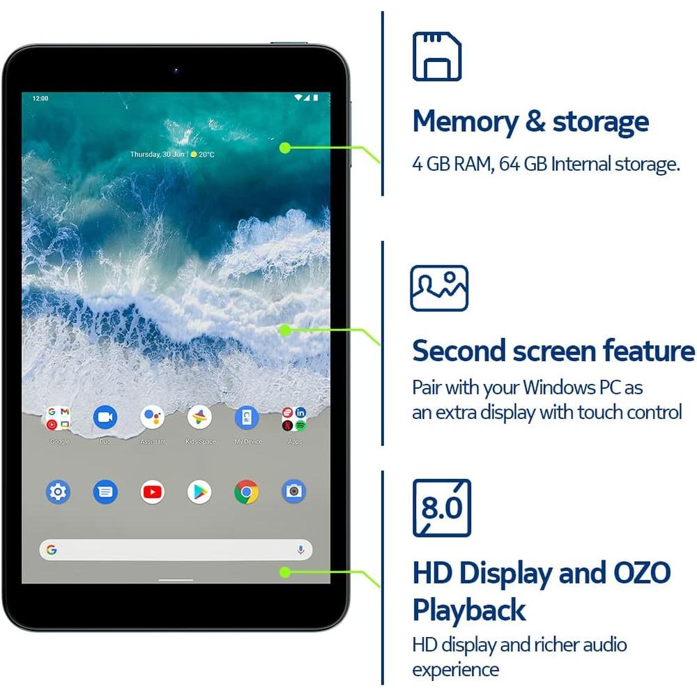 TABLET NOKIA T10 64GB | AZUL OCÉANO - 5