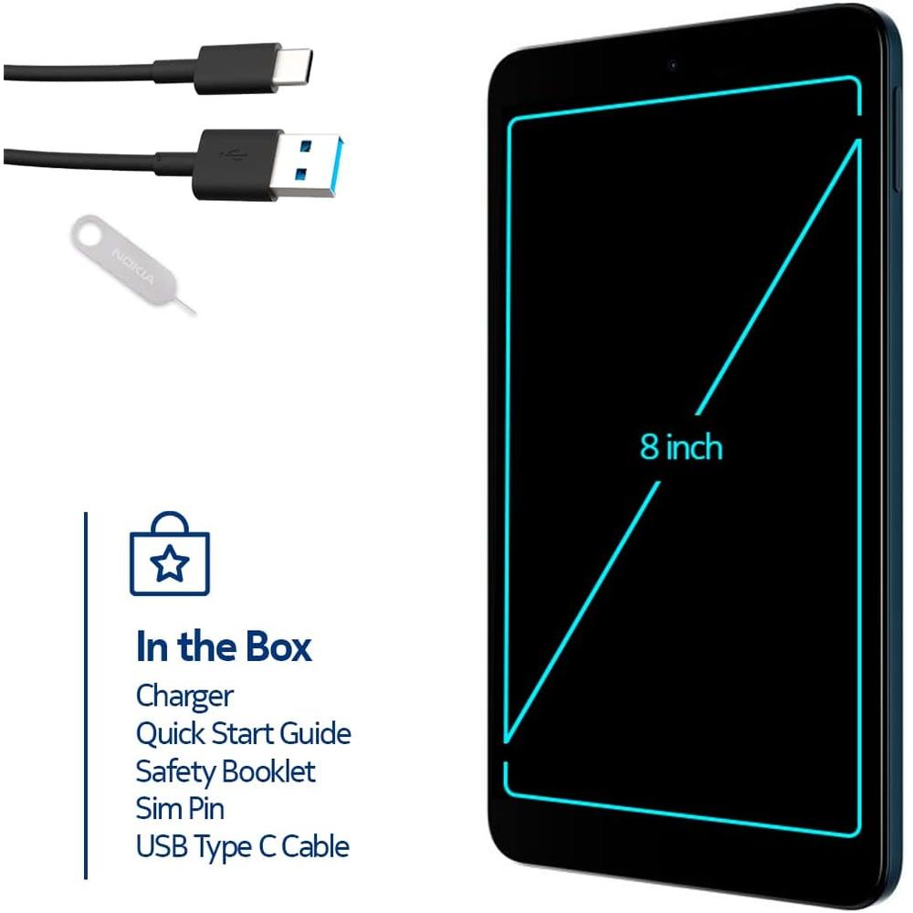 TABLET NOKIA T10 64GB | AZUL OCÉANO - 6
