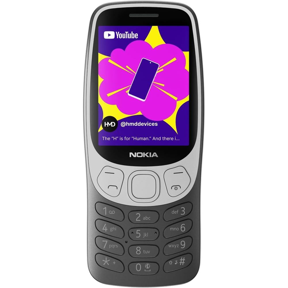 CELULAR NOKIA 3210 DIGITAL | NEGRO GRUNGE - 1