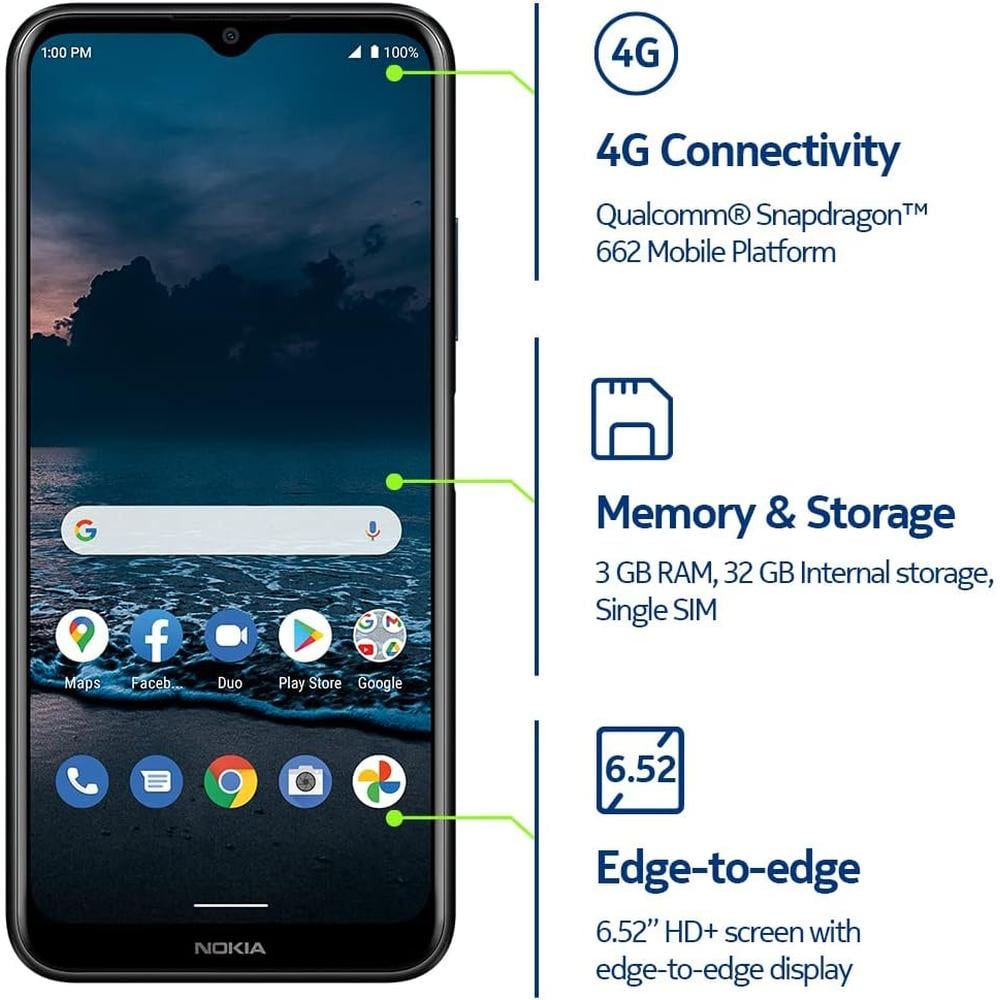 CELULAR NOKIA G100 32GB DIGITAL | POLAR NIGHT - 4