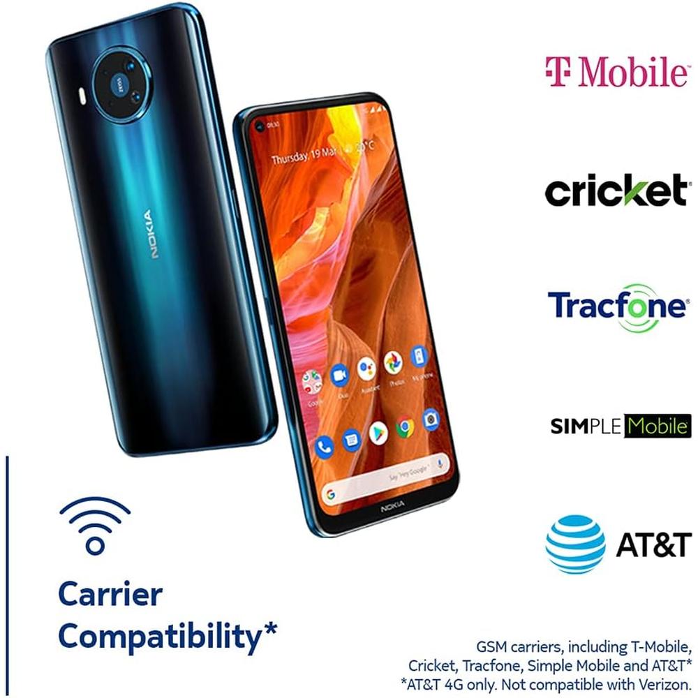 CELULAR NOKIA 8.3 5G 128GB DIGITAL | POLAR NIGHT - 5