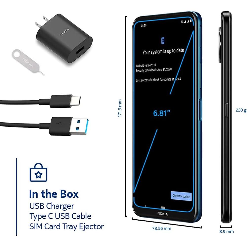 CELULAR NOKIA 8.3 5G 128GB DIGITAL | POLAR NIGHT - 6