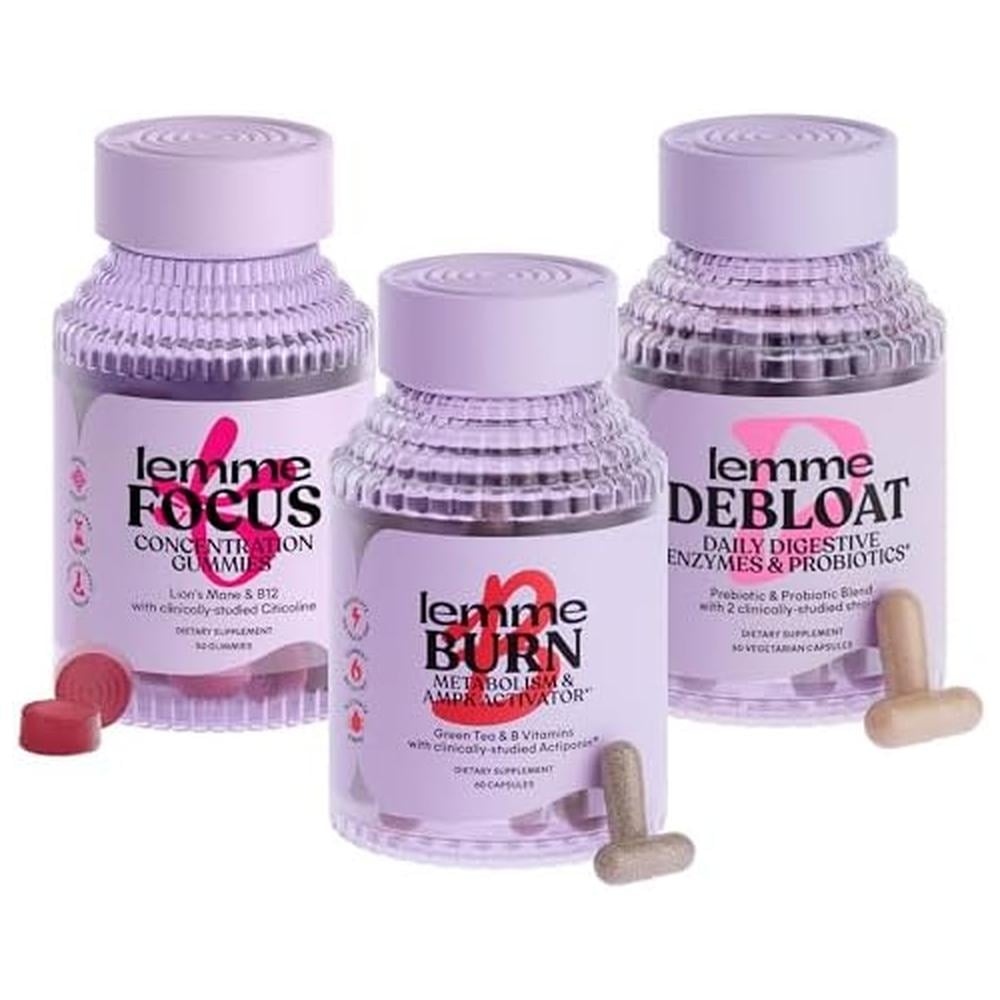 LEMME PACK BURN + DEBLOAT + FOCUS | PACK 60 + 60 + 50 UND - 1