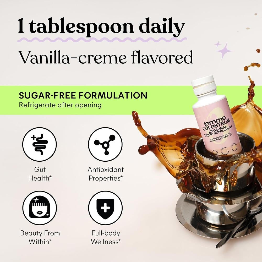 LEMME CREAMER COLOSTRUM VANILLA CREAM | 1 ENVASE - 5