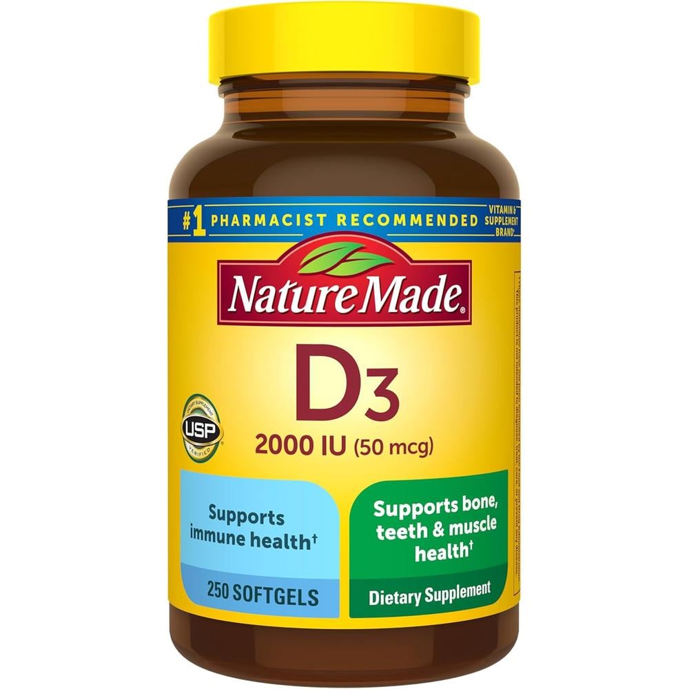 NATURE MADE VITAMINA D3 2000 UI | 250 UND - 1