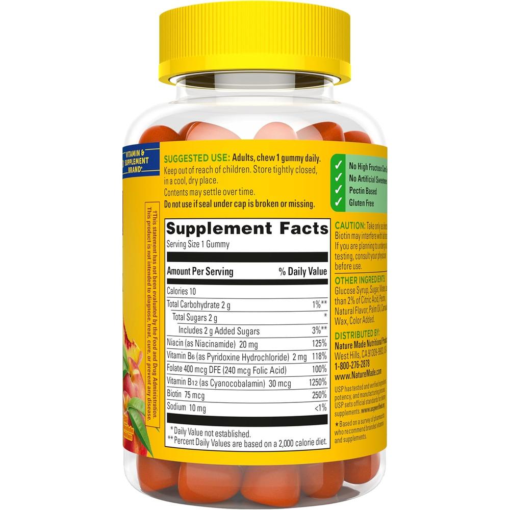 NATURE MADE COMPLEJO VITAMINA B | 60 UND - 10