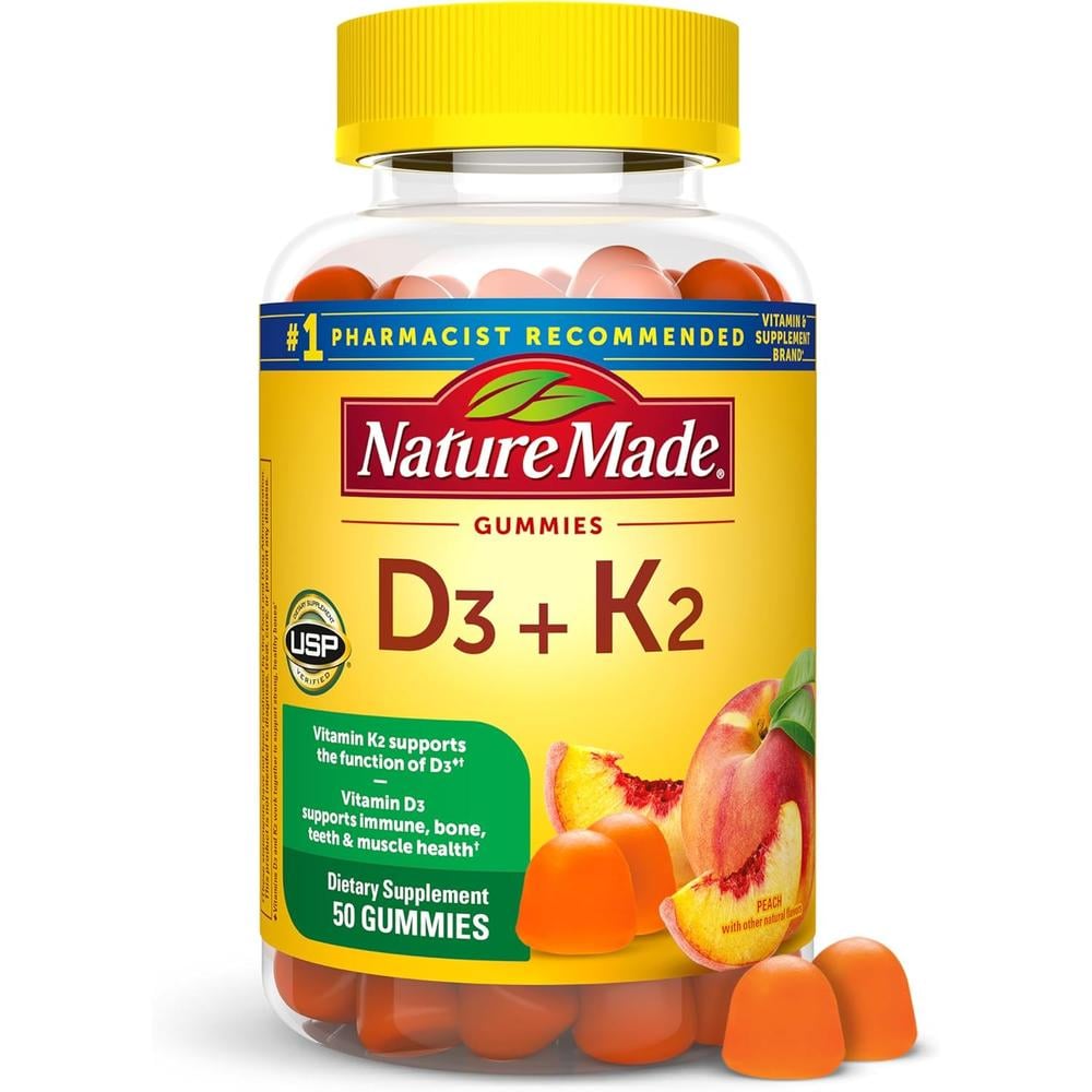 NATURE MADE VITAMINA D3 + K2 5000 UI | 50 UND - 1