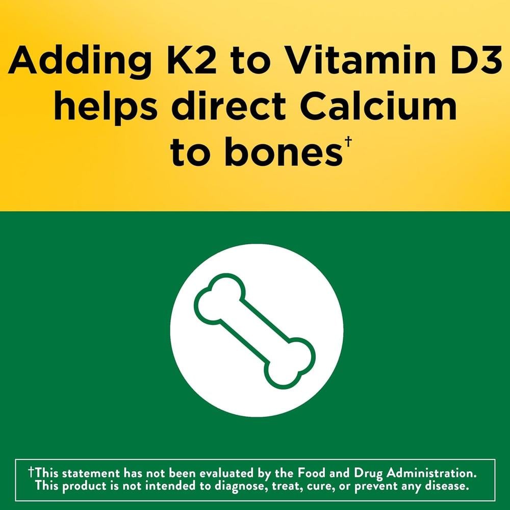NATURE MADE VITAMINA D3 + K2 5000 UI | 50 UND - 3