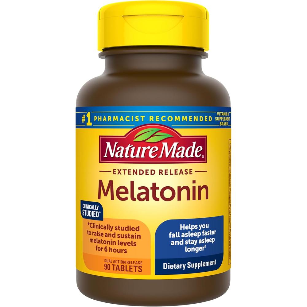 NATURE MADE MELATONINA LIBERACIÓN PROLONGADA 4 MG | 90 UND - 1