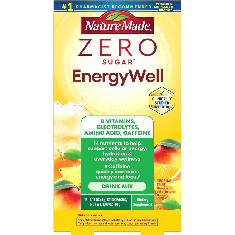 NATURE MADE CERO AZÚCAR ENERGY DRINK MIX | 12 UND - 1