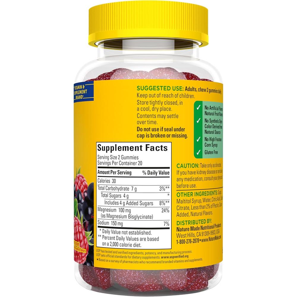 NATURE MADE MAGNESIO GLICINATO 100 MG | 40 UND - 9
