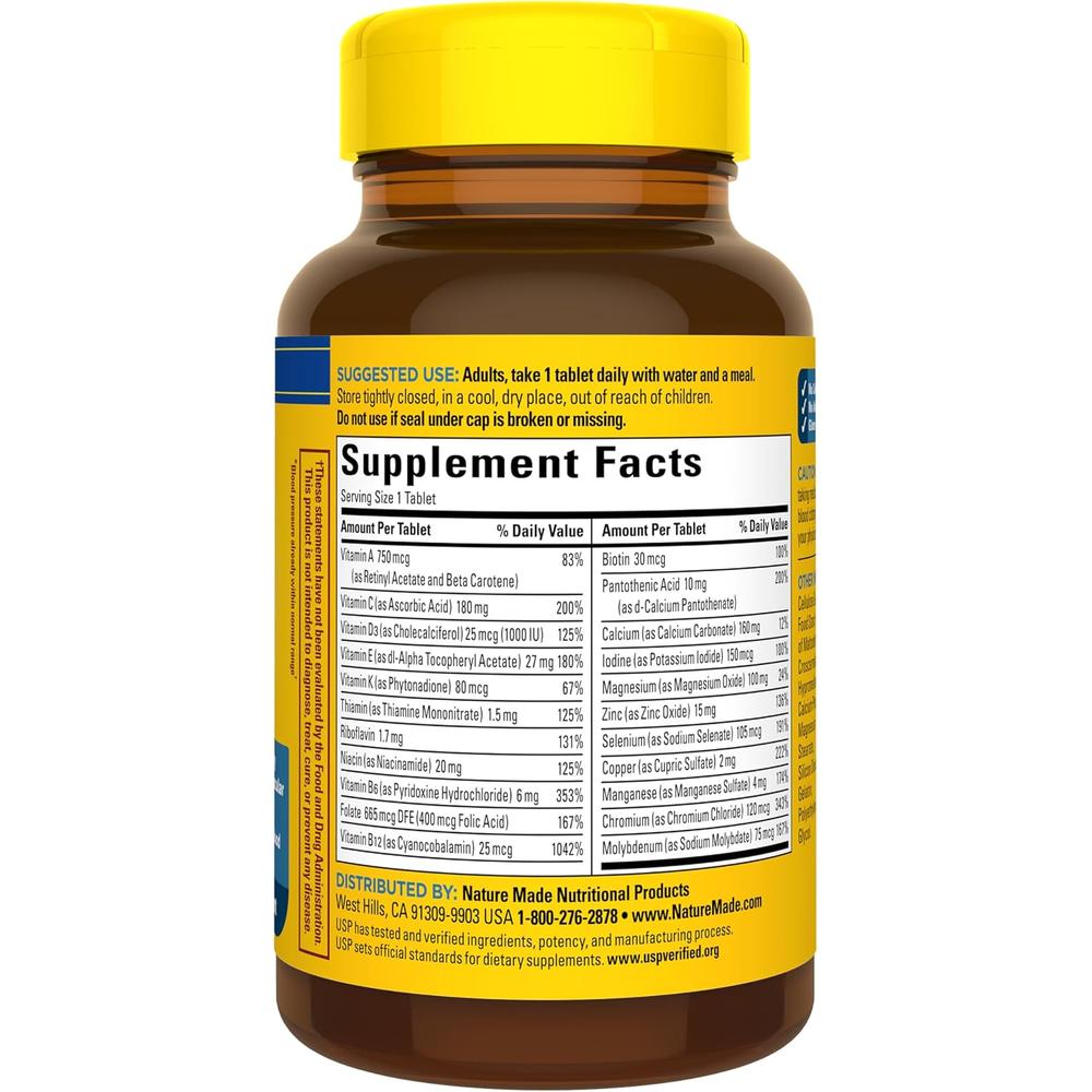 NATURE MADE MULTIVITAMÍNICO MEN 50+ | 90 UND - 9