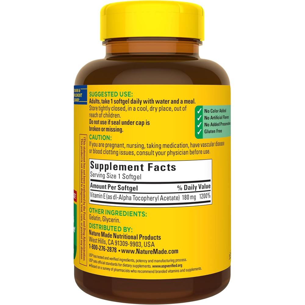 NATURE MADE VITAMINA E 400 UI | 300 UND - 8