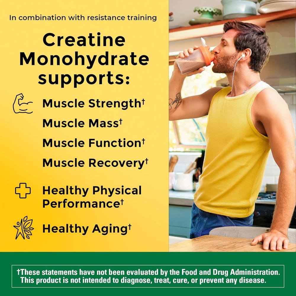 NATURE MADE CREATINA MONOHIDRATO EN POLVO | 450 G - 3
