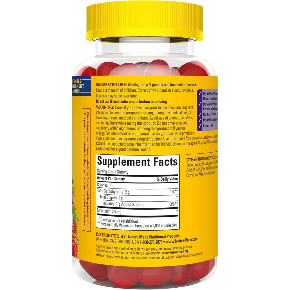 NATURE MADE MELATONINA 2.5 MG GOMITAS | 130 UND - 7