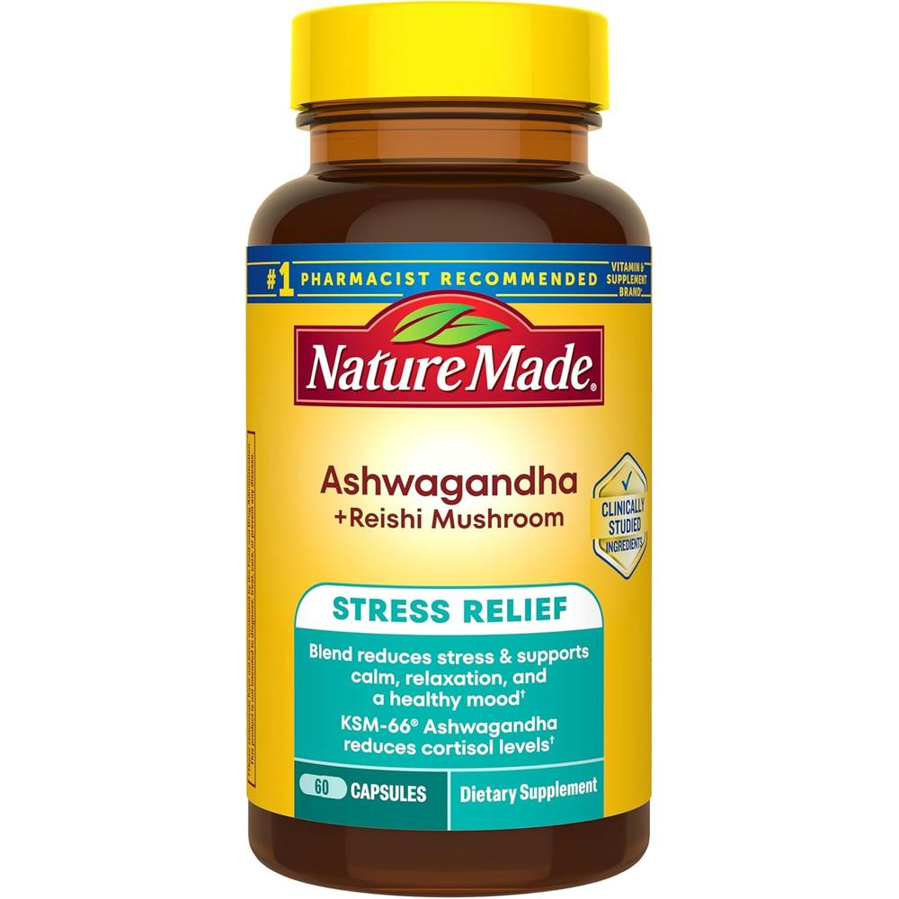 NATURE MADE ASHWAGANDHA KSM-66 + REISHI | 60 UND - 1