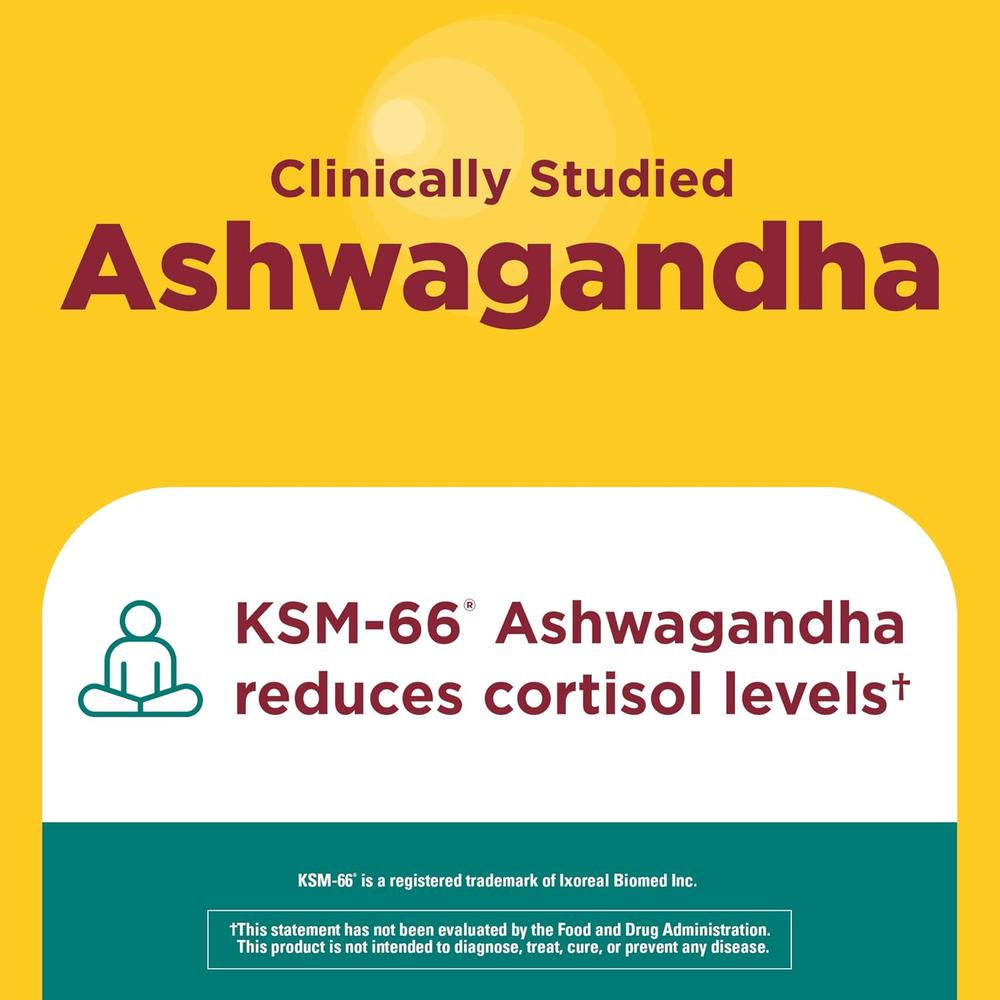 NATURE MADE ASHWAGANDHA KSM-66 + REISHI | 60 UND - 3