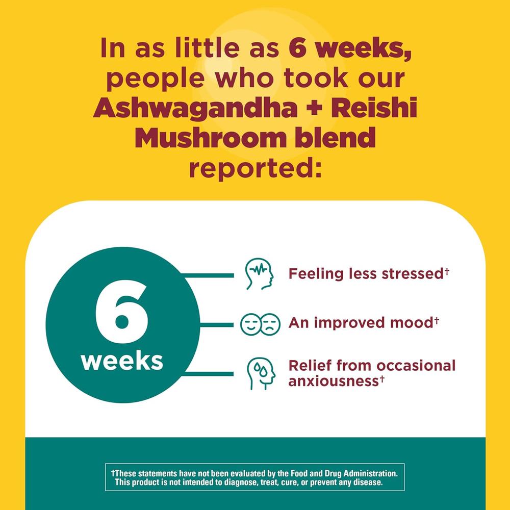 NATURE MADE ASHWAGANDHA KSM-66 + REISHI | 60 UND - 4