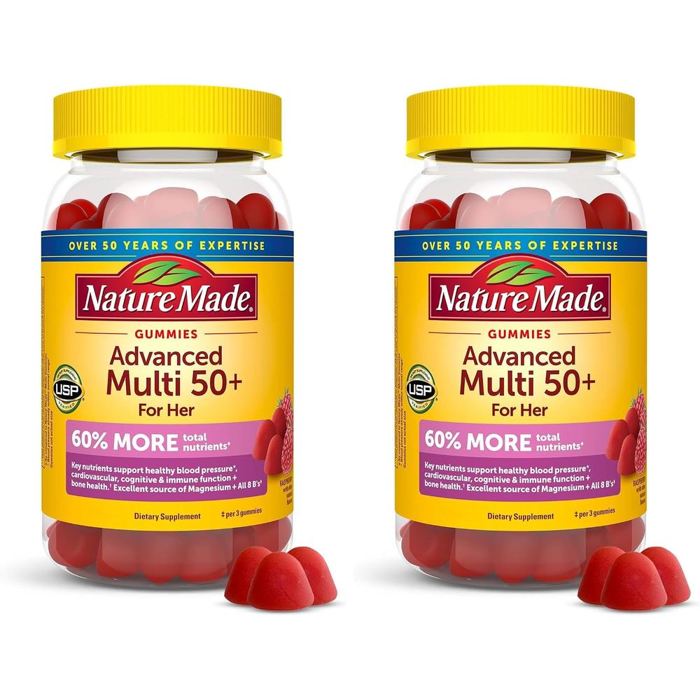 NATURE MADE PACK 2 MULTIVITAMÍNICO MUJER 50+ ADVANCED | 84 UND C/U - 1
