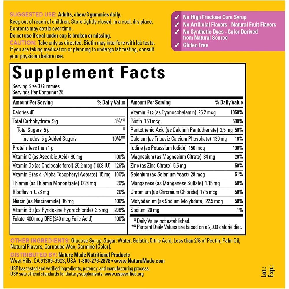 NATURE MADE PACK 2 MULTIVITAMÍNICO MUJER 50+ ADVANCED | 84 UND C/U - 5