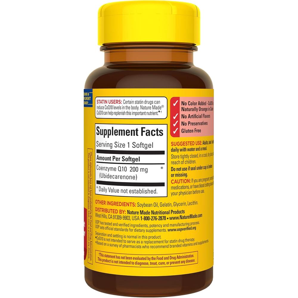NATURE MADE COQ10 200 MG | 40 UND - 8