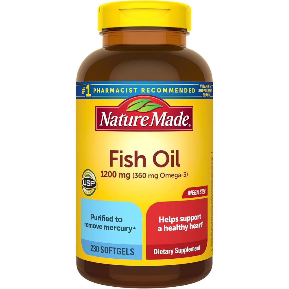 NATURE MADE OMEGA 3 FISH OIL 1200 MG | 230 UND - 1
