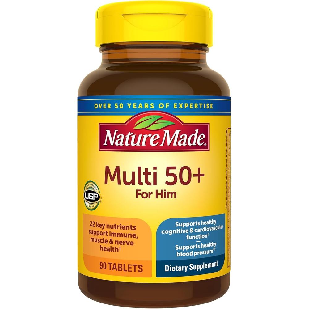 NATURE MADE PACK 2 MULTIVITAMÍNICO MEN 50+ | 90 UND C/U - 1