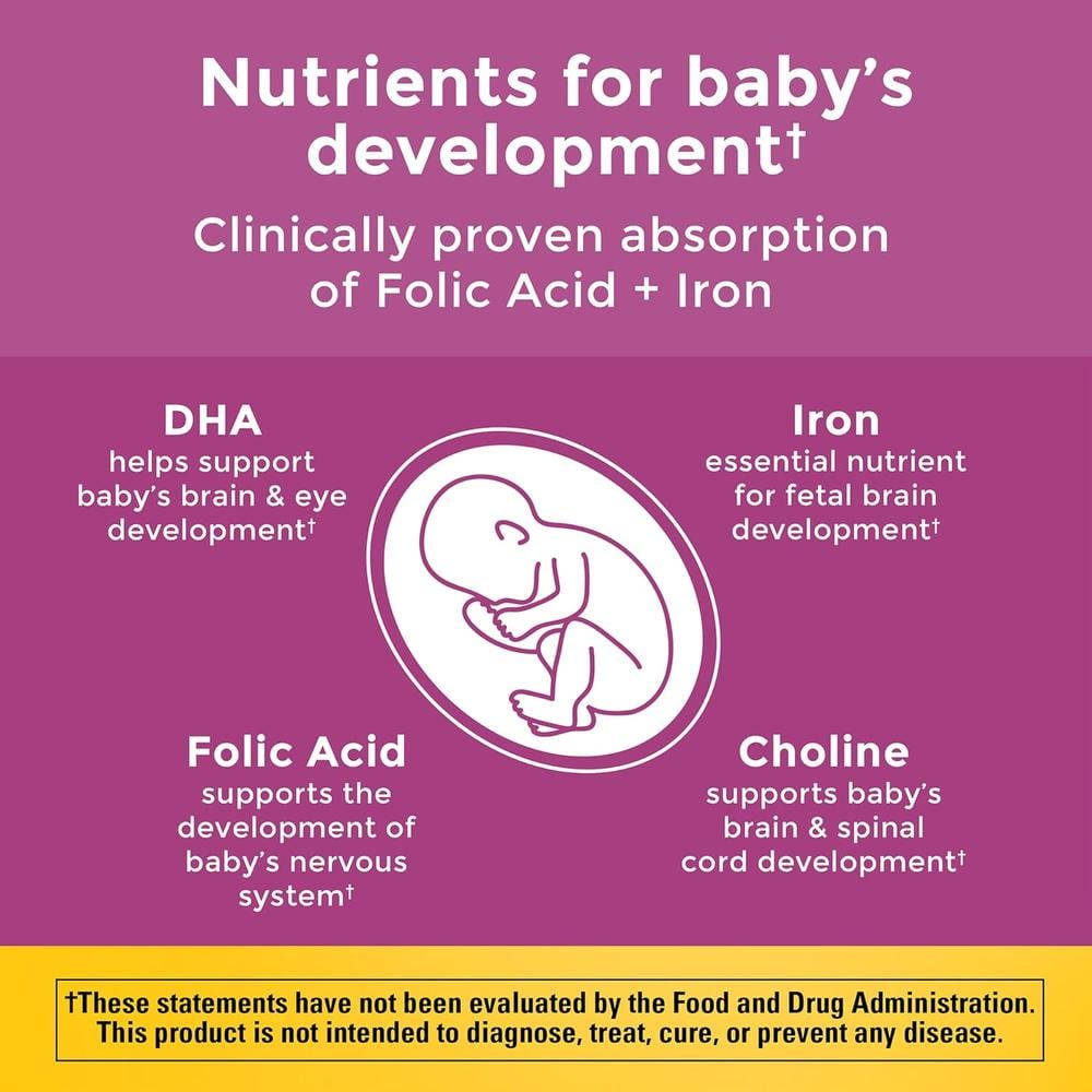 NATURE MADE PRENATAL + COLINA CAPSULAS| 60 UND - 2