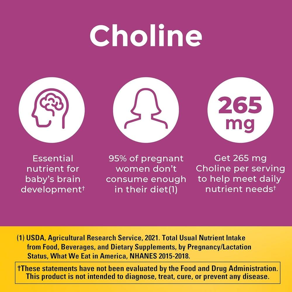NATURE MADE PRENATAL + COLINA CAPSULAS| 60 UND - 4