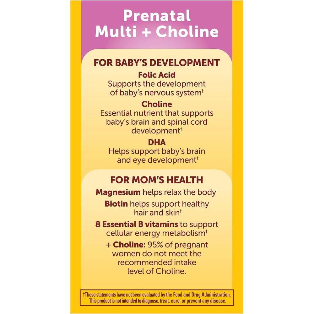 NATURE MADE PRENATAL + COLINA CAPSULAS| 60 UND - 8