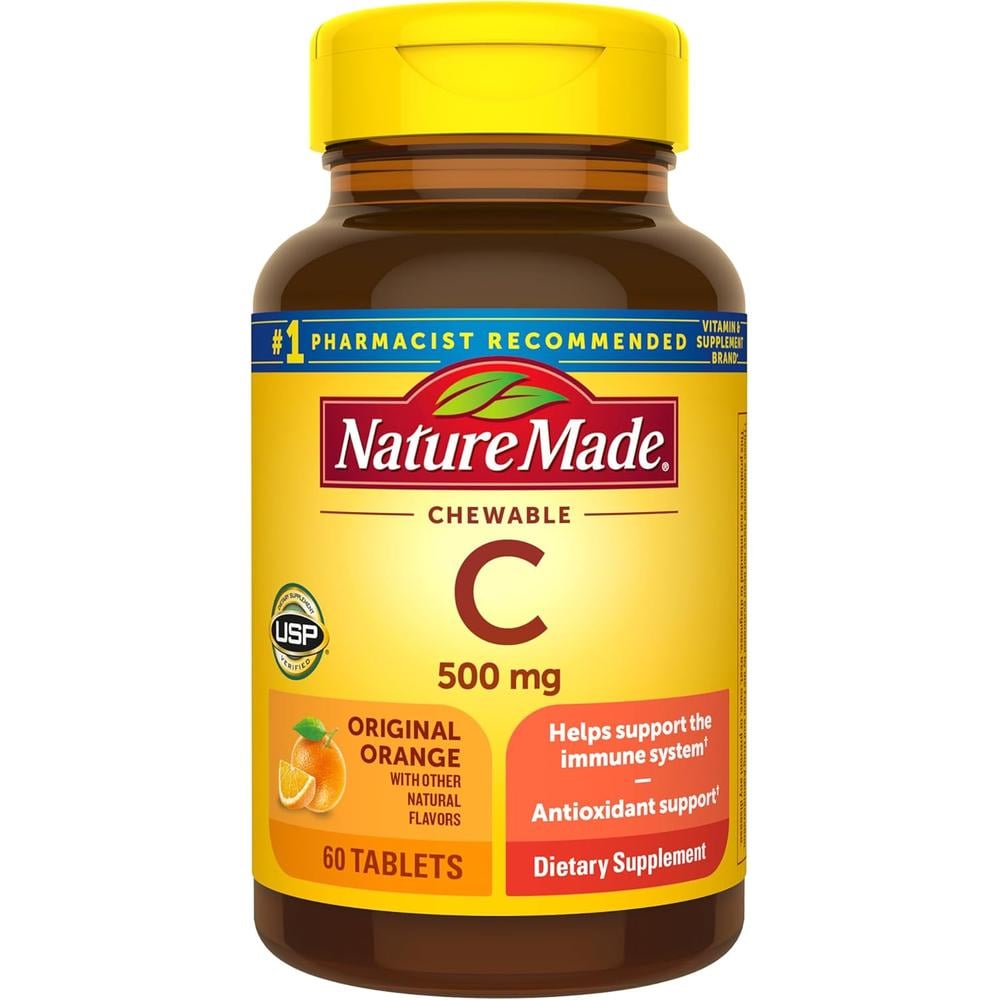 NATURE MADE VITAMINA C MASTICABLE 500 MG | 60 UND - 1