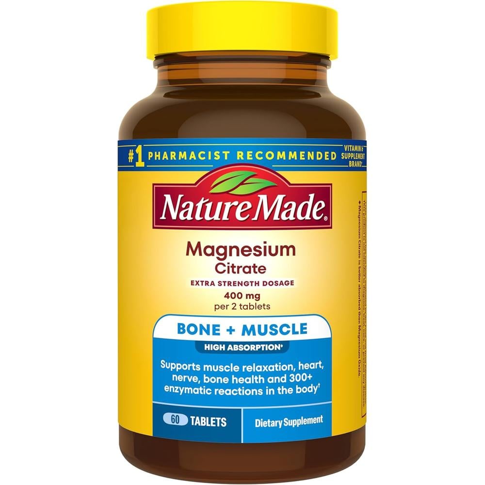 NATURE MADE MAGNESIO CITRATO 400 MG | 60 UND - 1