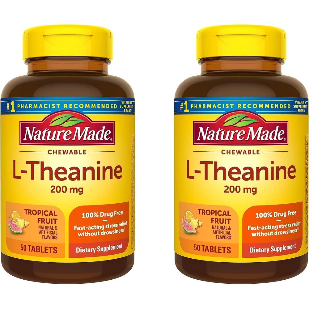 NATURE MADE PACK 2 L-TEANINA 200 MG | 50 UND C/U - 1