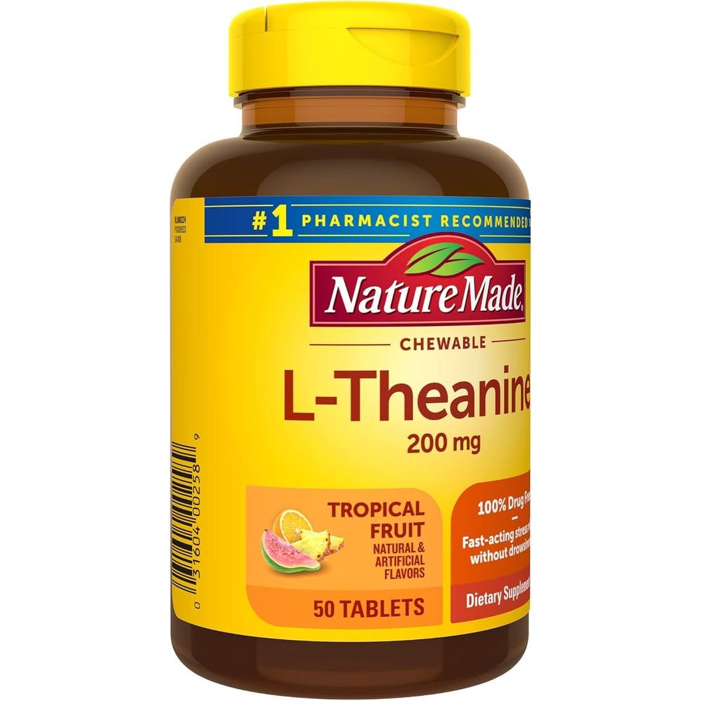 NATURE MADE PACK 2 L-TEANINA 200 MG | 50 UND C/U - 8