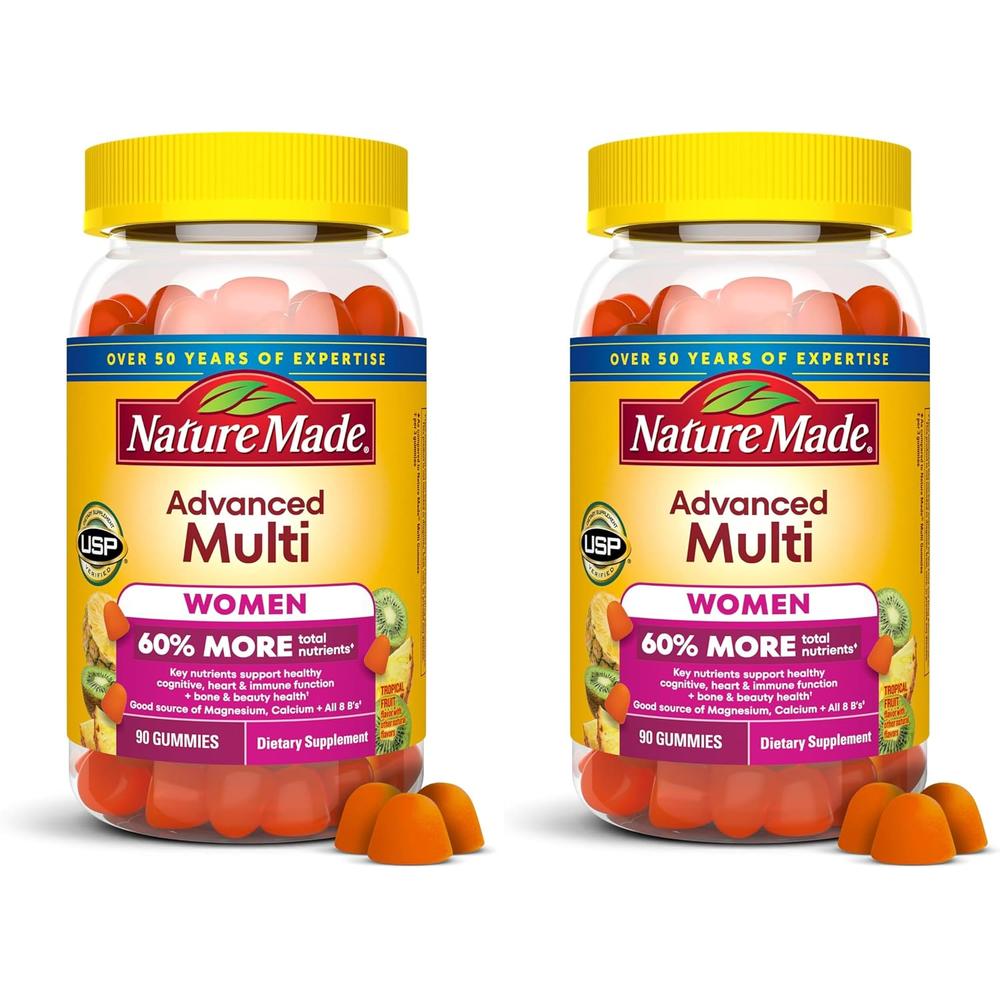 NATURE MADE PACK 2 MULTIVITAMÍNICO MUJER ADVANCED | 90 UND C/U - 1