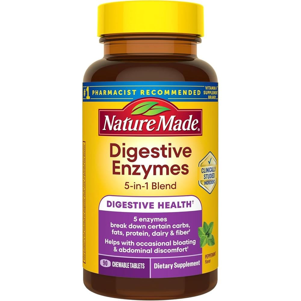 NATURE MADE ENZIMAS DIGESTIVAS 5 EN 1 | 90 UND - 1