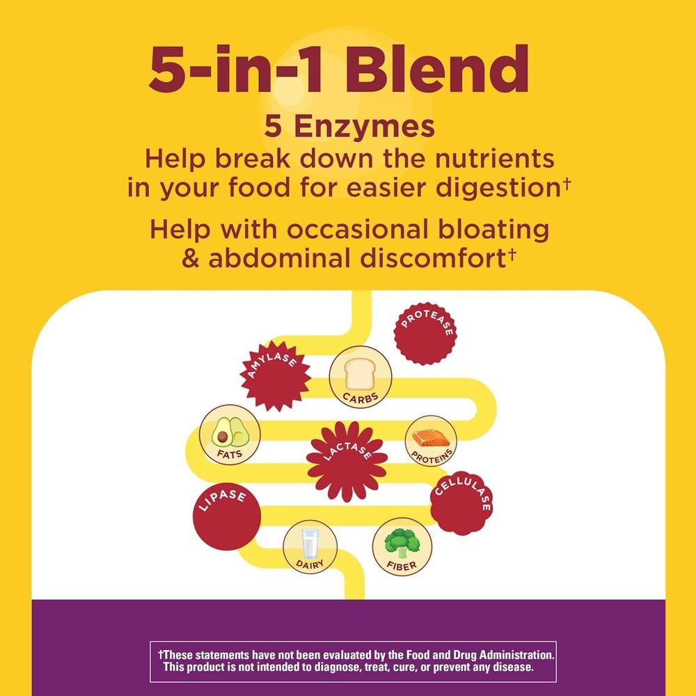 NATURE MADE ENZIMAS DIGESTIVAS 5 EN 1 | 90 UND - 3