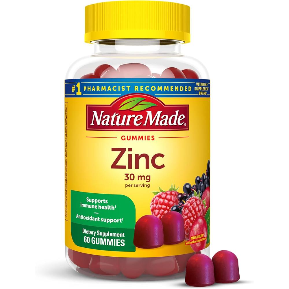 NATURE MADE ZINC 30 MG | 60 GOMITAS - 1
