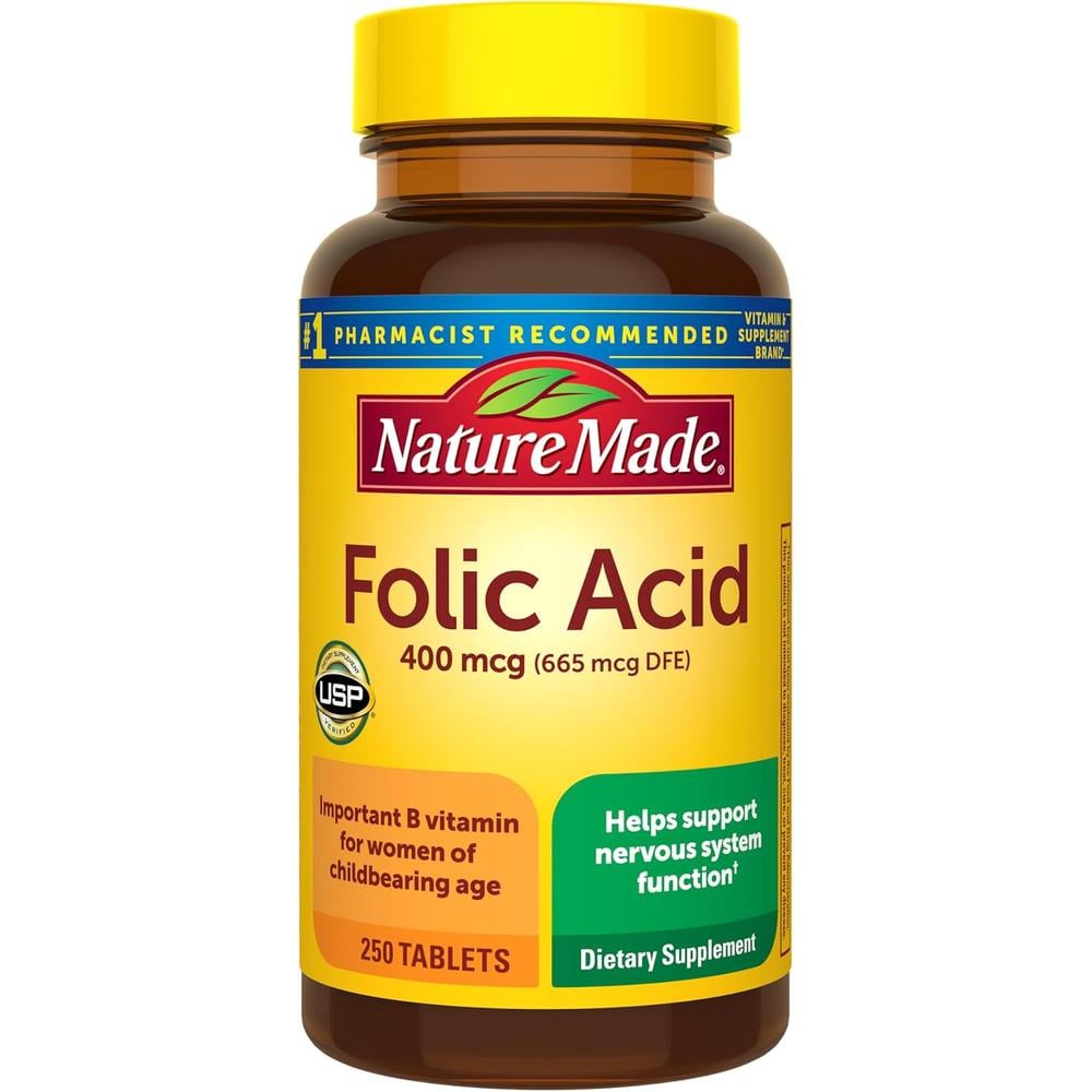 NATURE MADE ÁCIDO FÓLICO 400 MCG | 250 UND - 1