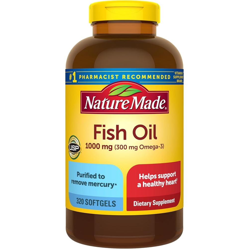 NATURE MADE OMEGA 3 FISH OIL 1000 MG | 320 UND - 1