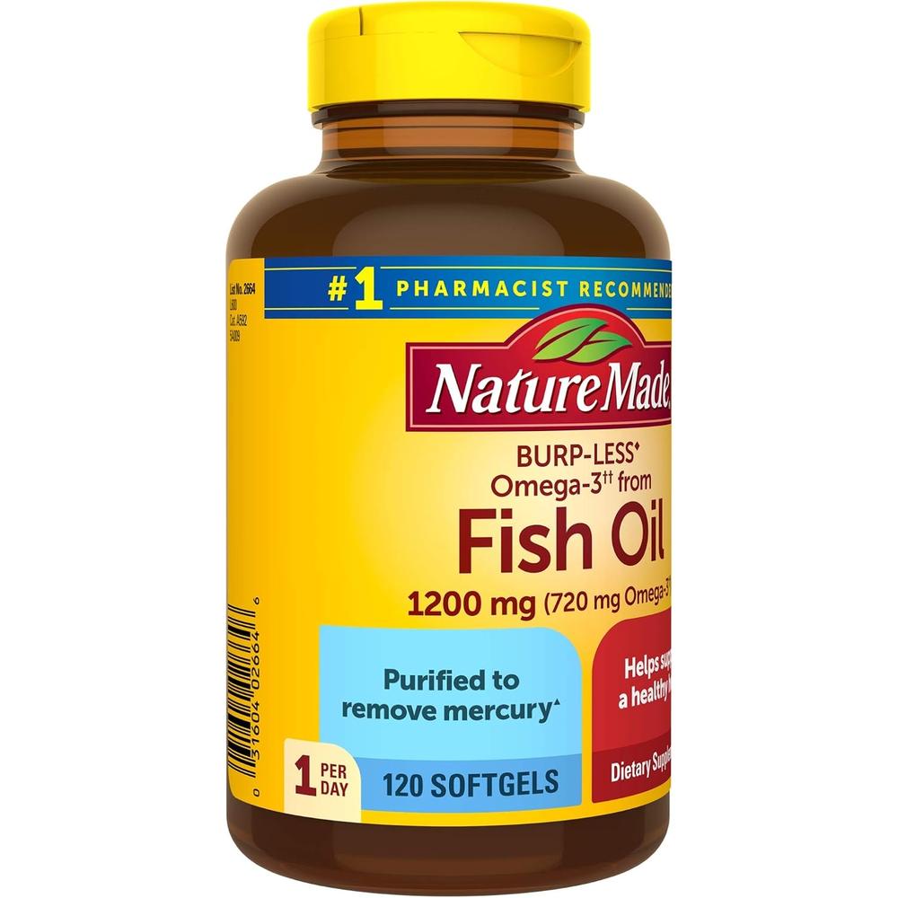 NATURE MADE PACK 3 ACEITE DE PESCADO 1200 MG | 120 UND C/U - 7