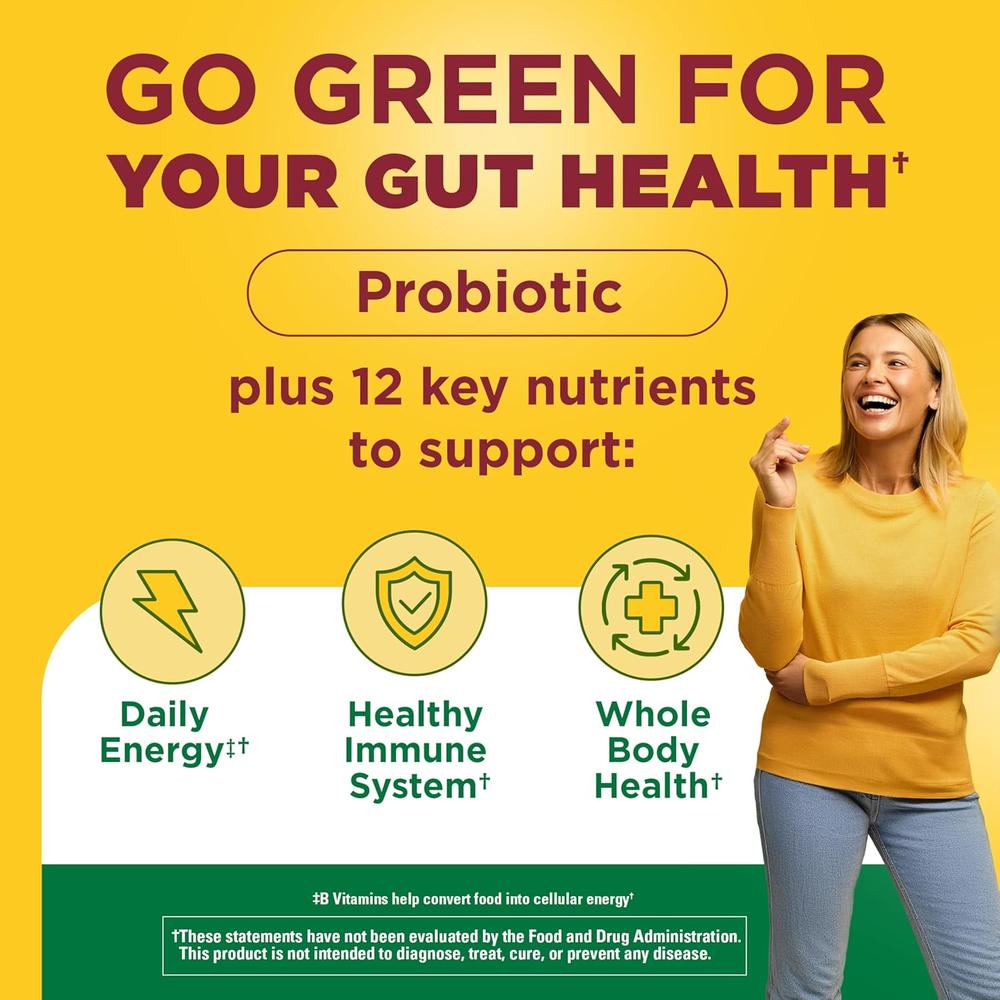 NATURE MADE SUPER GREENS + PROBIÓTICOS | 75 UND - 2