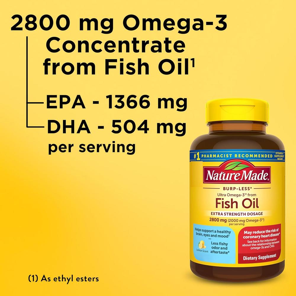 NATURE MADE OMEGA 3 EXTRA FUERTE 2800 MG | 60 UND - 3