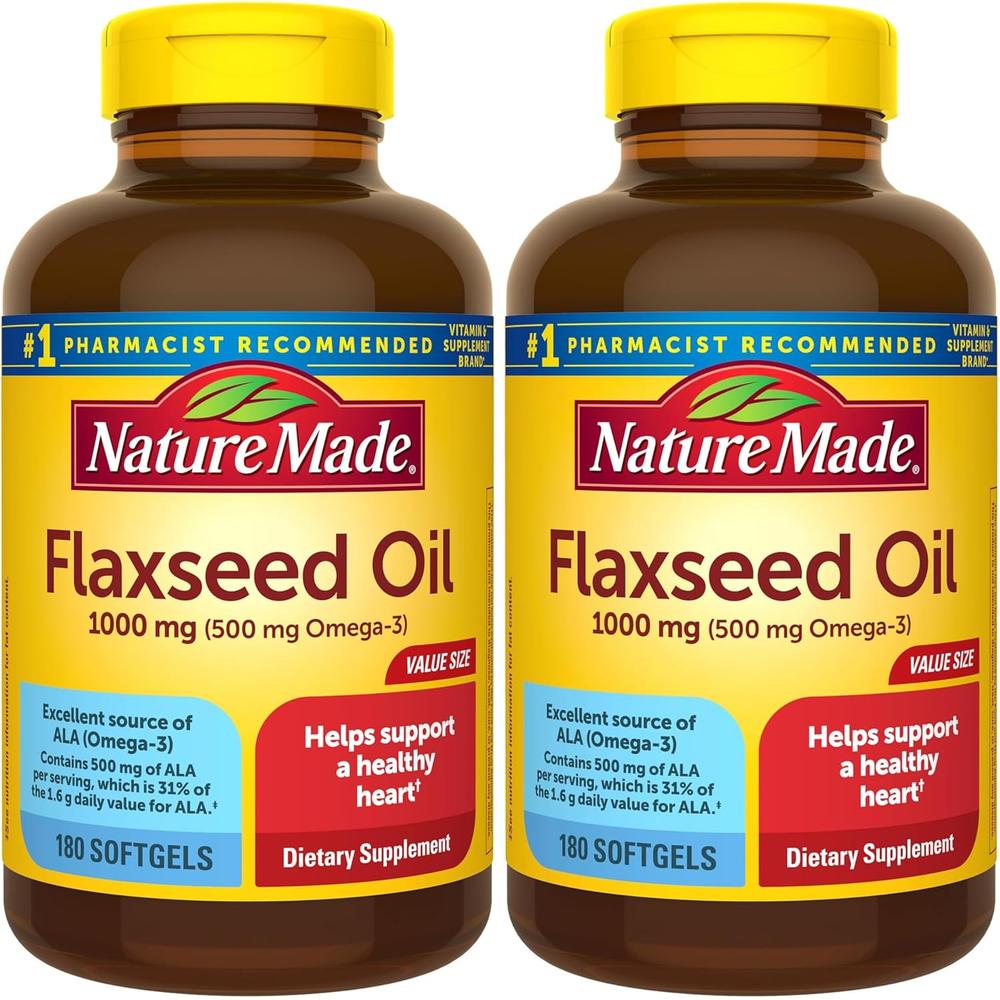 NATURE MADE PACK 2 ACEITE DE LINAZA 1000 MG | 180 UND C/U - 1