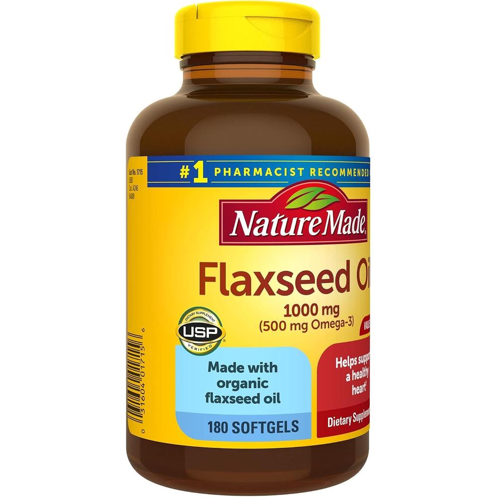 NATURE MADE PACK 2 ACEITE DE LINAZA 1000 MG | 180 UND C/U - 7