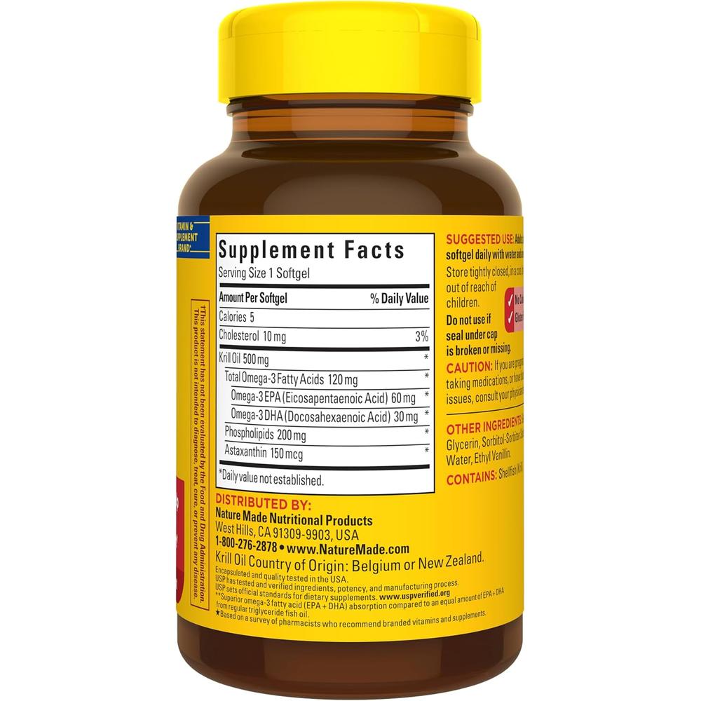 NATURE MADE ACEITE DE KRILL 500 MG | 100 UND - 8