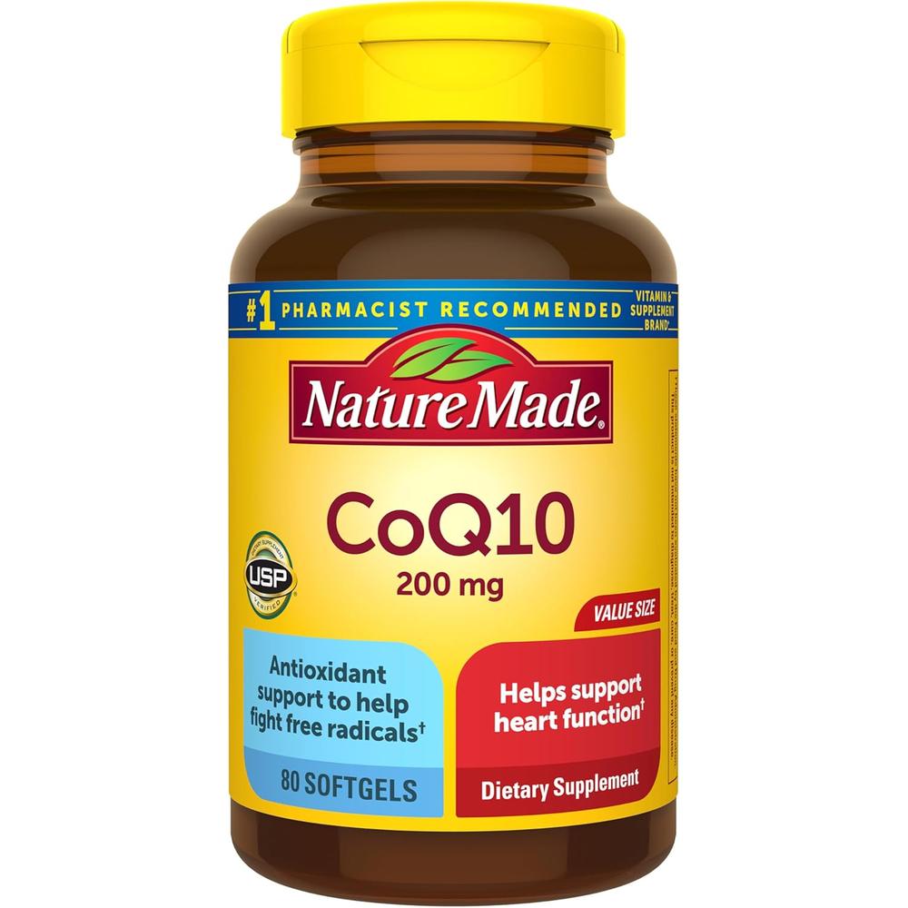 NATURE MADE UNFLAVORED COQ10 200 MG | 80 UND - 1