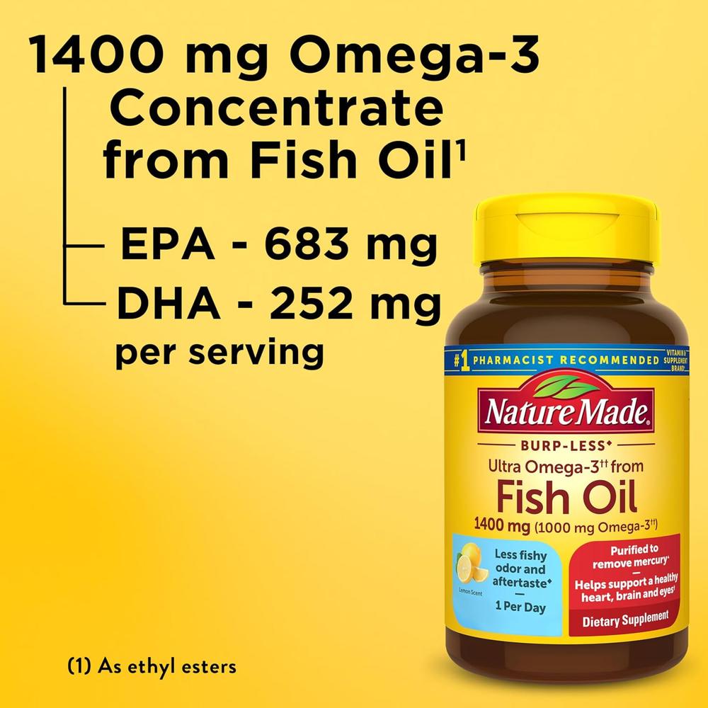 NATURE MADE OMEGA 3 ULTRA 1400 MG | 45 UND - 3