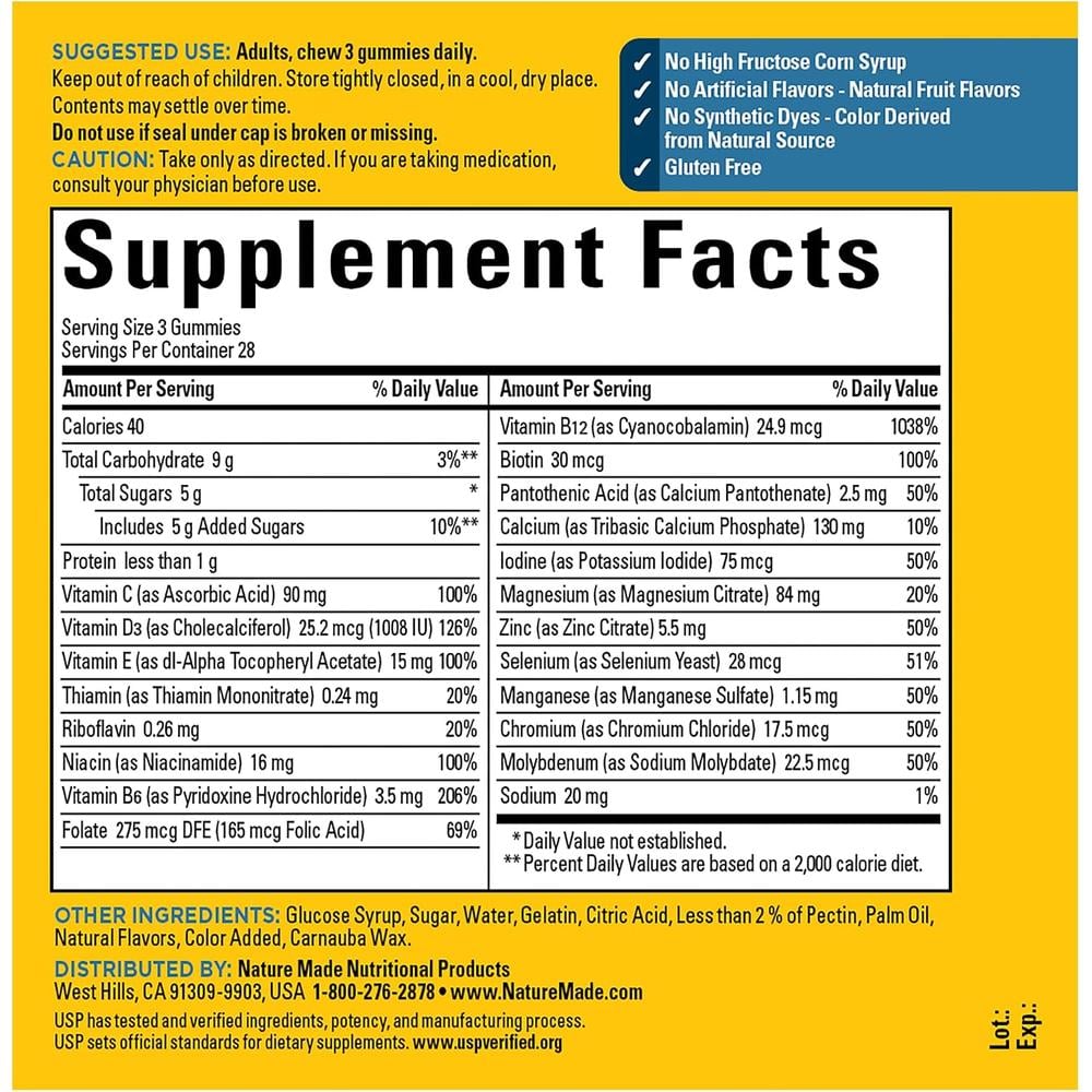 NATURE MADE PACK 2 MULTIVITAMÍNICO HOMBRE 50+ ADVANCED | 84 UND C/U - 5