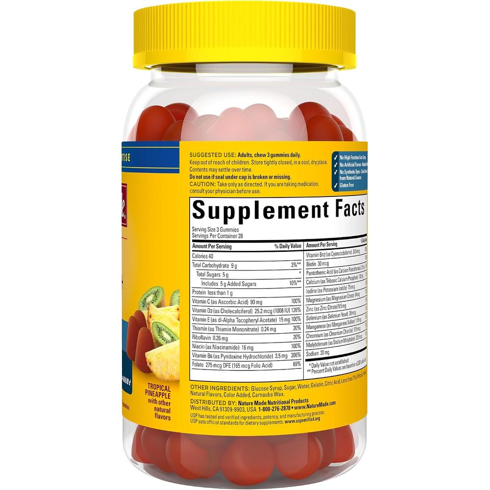 NATURE MADE PACK 2 MULTIVITAMÍNICO HOMBRE 50+ ADVANCED | 84 UND C/U - 9